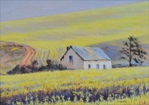 Cottage in the canola