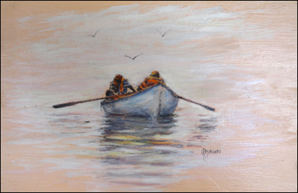 Rowing home