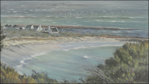 Ebb tide at Suiderstrand